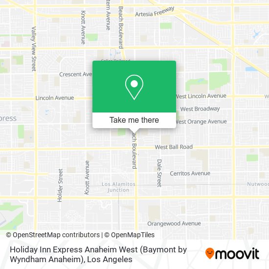 Holiday Inn Express Anaheim West (Baymont by Wyndham Anaheim) map