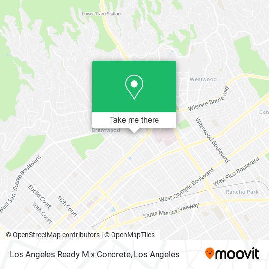 Los Angeles Ready Mix Concrete map
