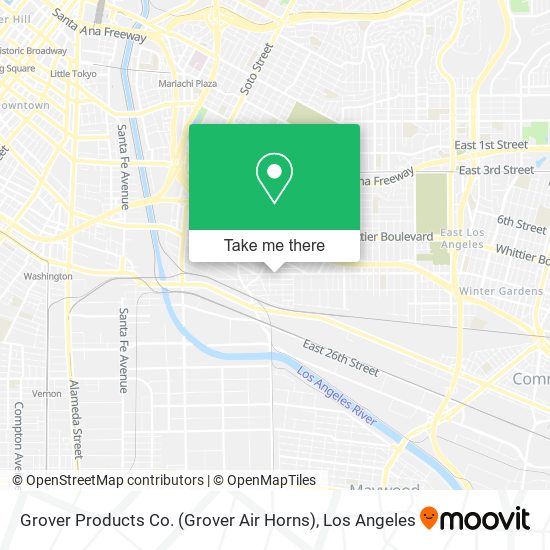 Mapa de Grover Products Co. (Grover Air Horns)