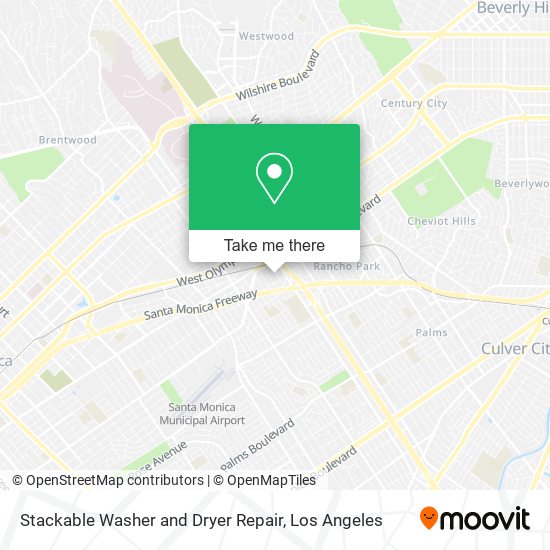 Mapa de Stackable Washer and Dryer Repair