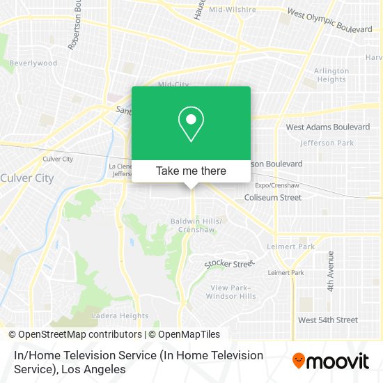 Mapa de In / Home Television Service
