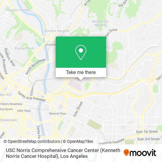 USC Norris Comprehensive Cancer Center (Kenneth Norris Cancer Hospital) map