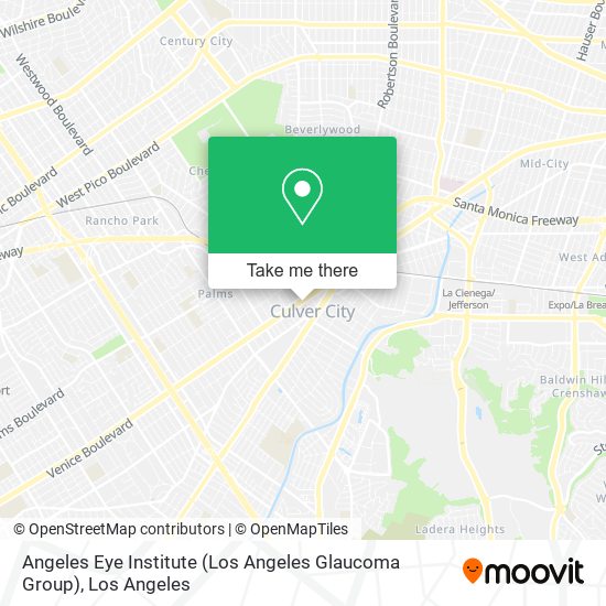 Mapa de Angeles Eye Institute (Los Angeles Glaucoma Group)