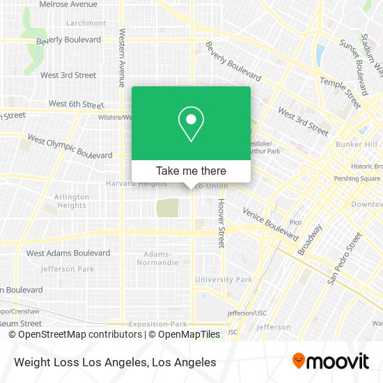 Mapa de Weight Loss Los Angeles