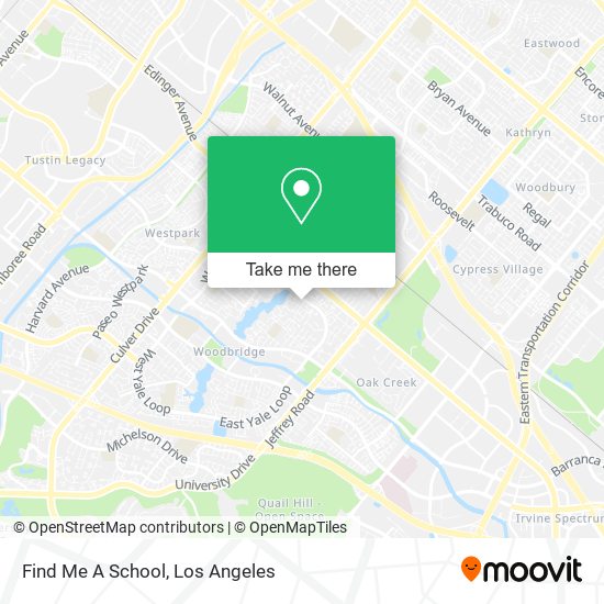 Mapa de Find Me A School