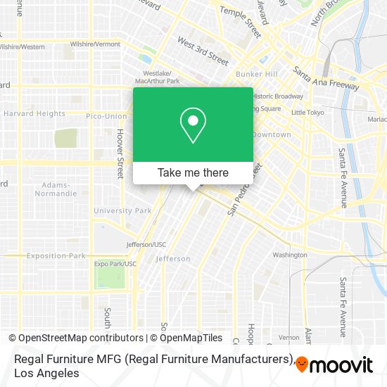 Regal Furniture MFG (Regal Furniture Manufacturers) map