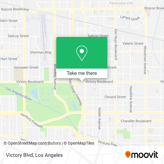 Victory Blvd map