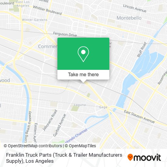 Mapa de Franklin Truck Parts (Truck & Trailer Manufacturers Supply)