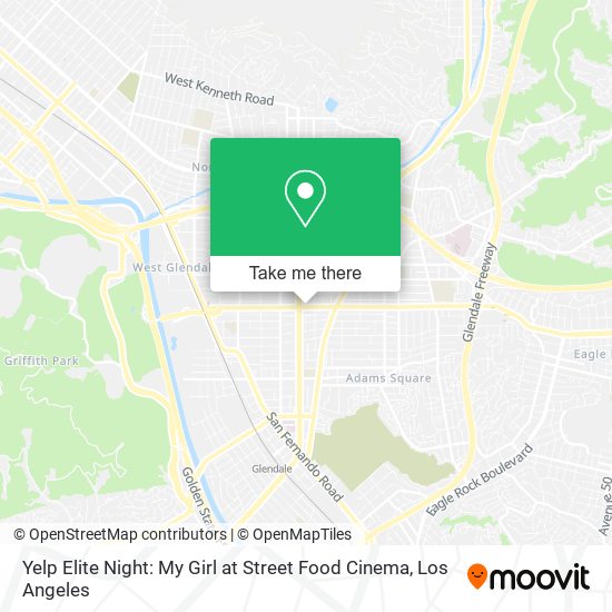 Mapa de Yelp Elite Night: My Girl at Street Food Cinema