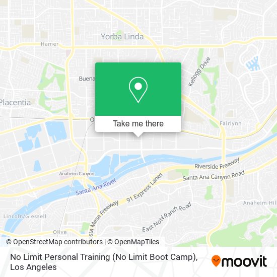 Mapa de No Limit Personal Training (No Limit Boot Camp)