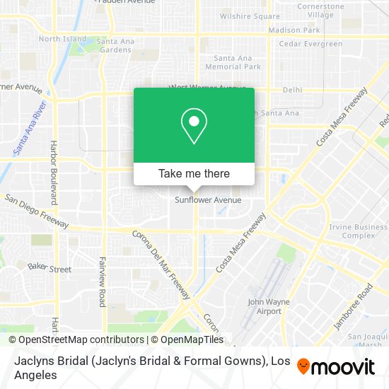 Mapa de Jaclyns Bridal (Jaclyn's Bridal & Formal Gowns)