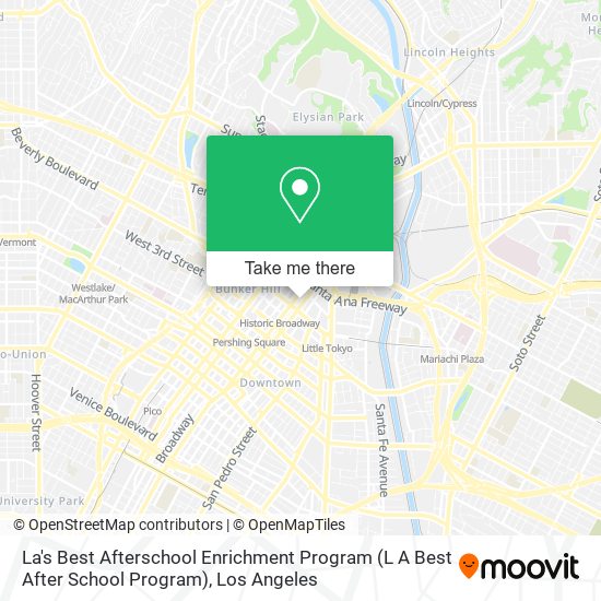 Mapa de La's Best Afterschool Enrichment Program (L A Best After School Program)