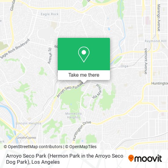 Arroyo Seco Park (Hermon Park in the Arroyo Seco Dog Park) map