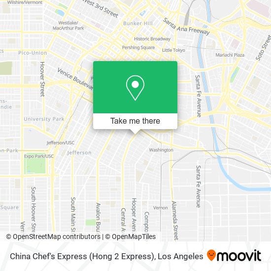 Mapa de China Chef's Express (Hong 2 Express)