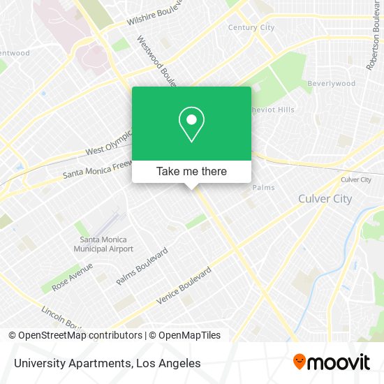 University Apartments map