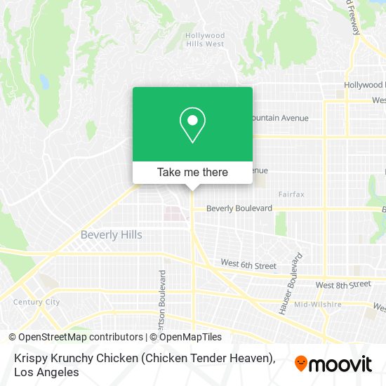 Krispy Krunchy Chicken (Chicken Tender Heaven) map