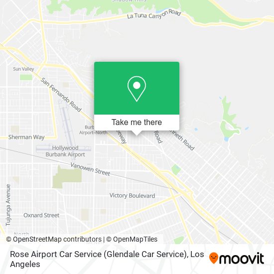 Rose Airport Car Service (Glendale Car Service) map