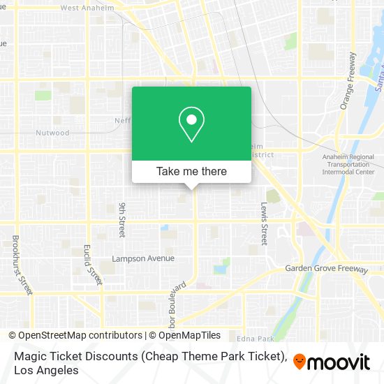 Magic Ticket Discounts (Cheap Theme Park Ticket) map
