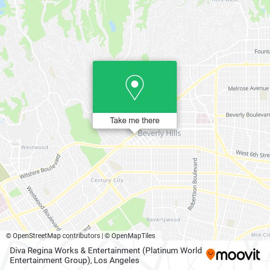 Mapa de Diva Regina Works & Entertainment (Platinum World Entertainment Group)