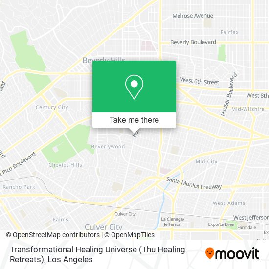 Mapa de Transformational Healing Universe (Thu Healing Retreats)