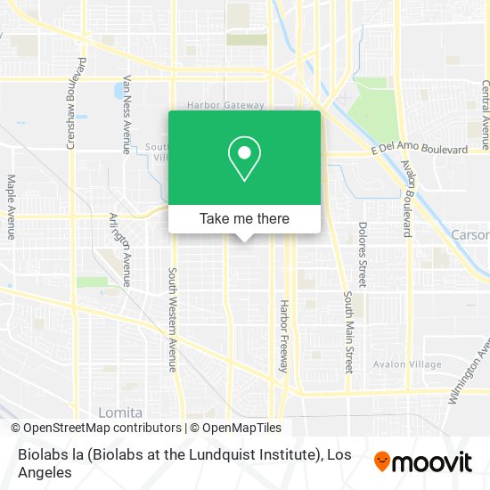 Biolabs la (Biolabs at the Lundquist Institute) map