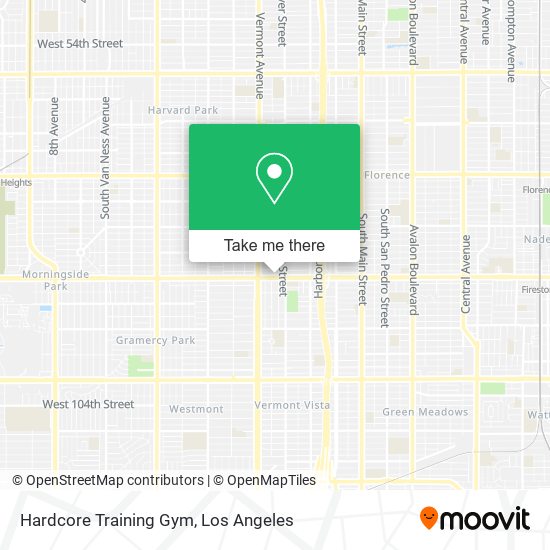 Mapa de Hardcore Training Gym