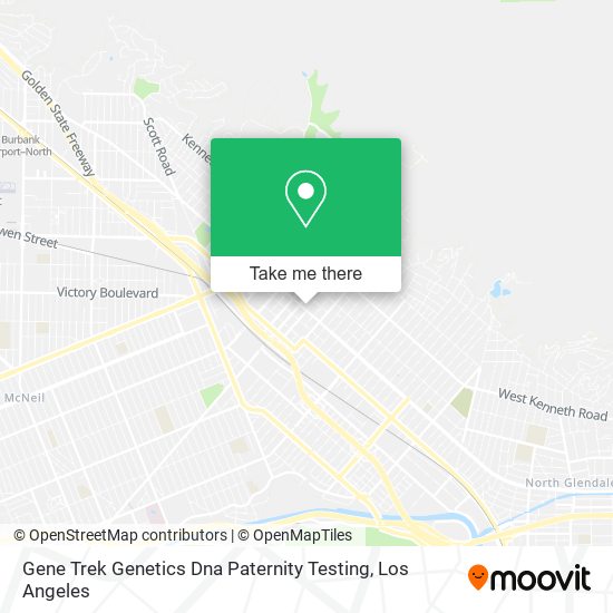 Mapa de Gene Trek Genetics Dna Paternity Testing