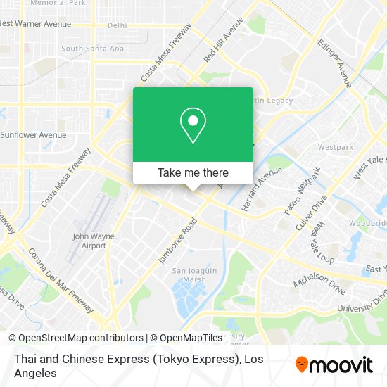 Mapa de Thai and Chinese Express (Tokyo Express)