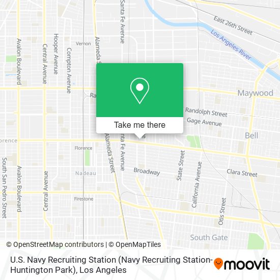 Mapa de U.S. Navy Recruiting Station (Navy Recruiting Station-Huntington Park)