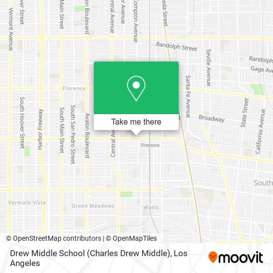 Mapa de Drew Middle School (Charles Drew Middle)