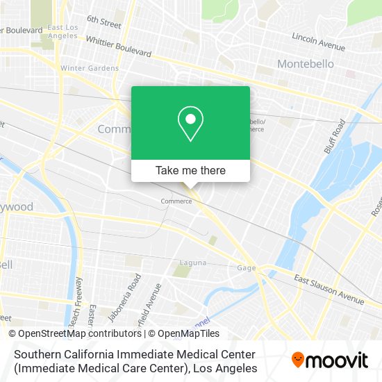 Mapa de Southern California Immediate Medical Center (Immediate Medical Care Center)