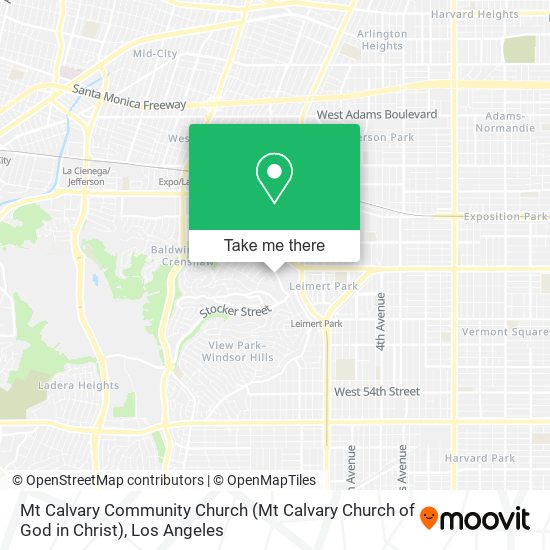 Mt Calvary Community Church (Mt Calvary Church of God in Christ) map