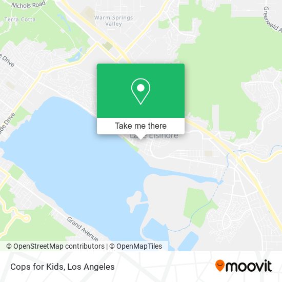 Cops for Kids map