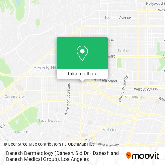 Danesh Dermatology (Danesh, Sid Dr - Danesh and Danesh Medical Group) map