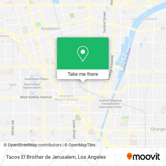 Mapa de Tacos El Brother de Jerusalem