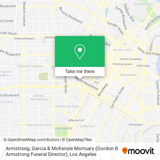 Mapa de Armstrong, Garcia & McKenzie Mortuary (Gordon B Armstrong Funeral Director)