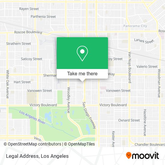 Legal Address map