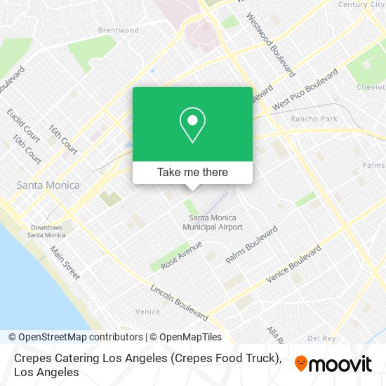 Mapa de Crepes Catering Los Angeles (Crepes Food Truck)