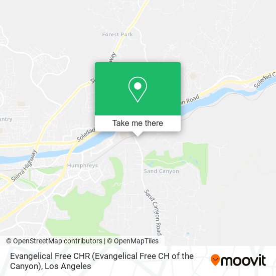 Evangelical Free CHR (Evangelical Free CH of the Canyon) map
