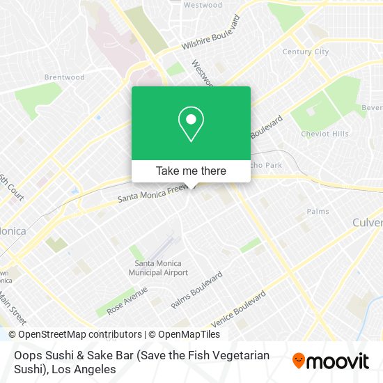 Mapa de Oops Sushi & Sake Bar (Save the Fish Vegetarian Sushi)