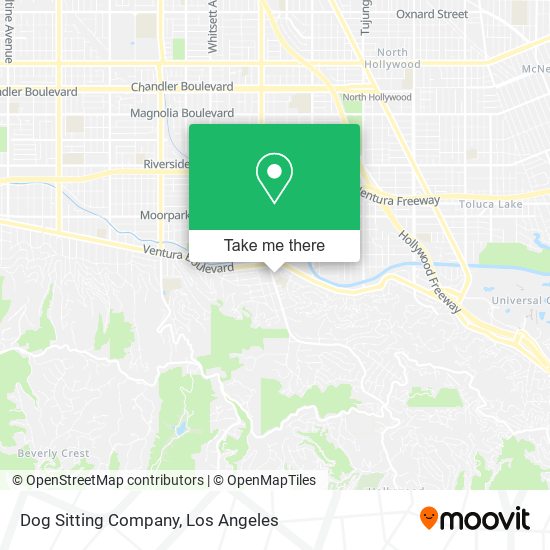 Mapa de Dog Sitting Company