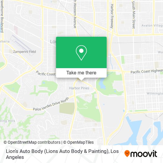 Mapa de Lion's Auto Body (Lions Auto Body & Painting)