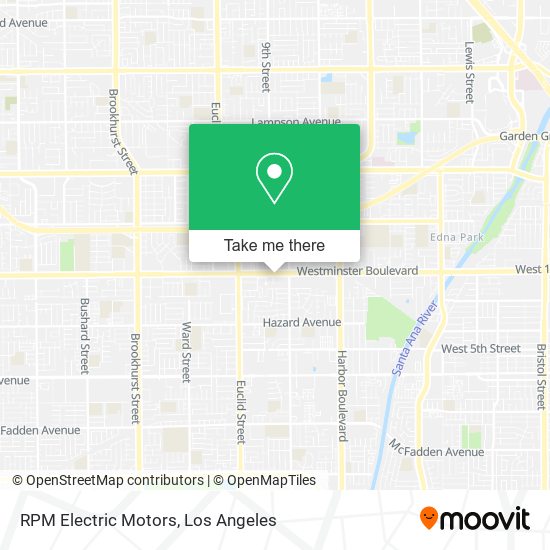 RPM Electric Motors map