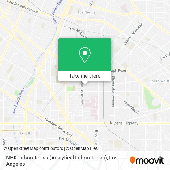 Mapa de NHK Laboratories (Analytical Laboratories)