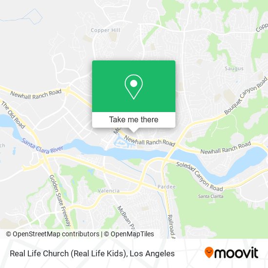 Mapa de Real Life Church (Real Life Kids)