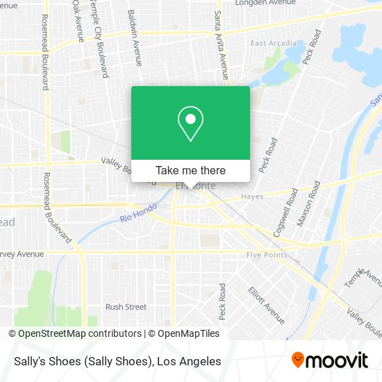 Mapa de Sally's Shoes (Sally Shoes)