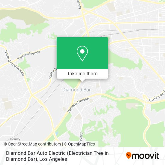 Diamond Bar Auto Electric (Electrician Tree in Diamond Bar) map