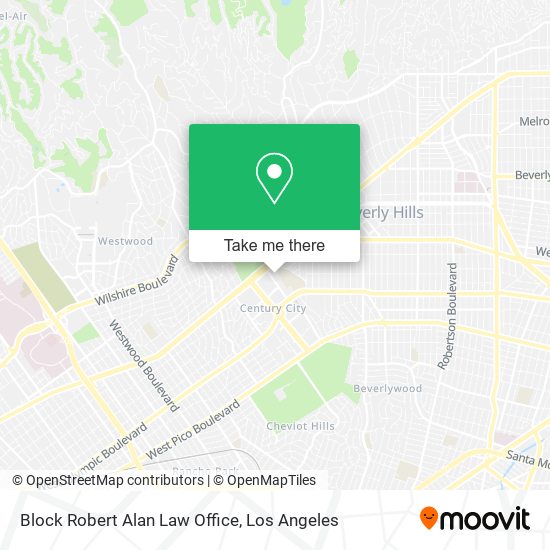 Mapa de Block Robert Alan Law Office