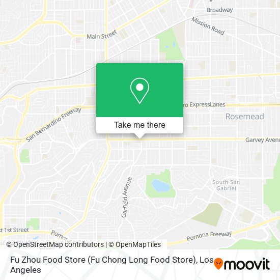Mapa de Fu Zhou Food Store (Fu Chong Long Food Store)