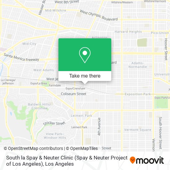 South la Spay & Neuter Clinic (Spay & Neuter Project of Los Angeles) map